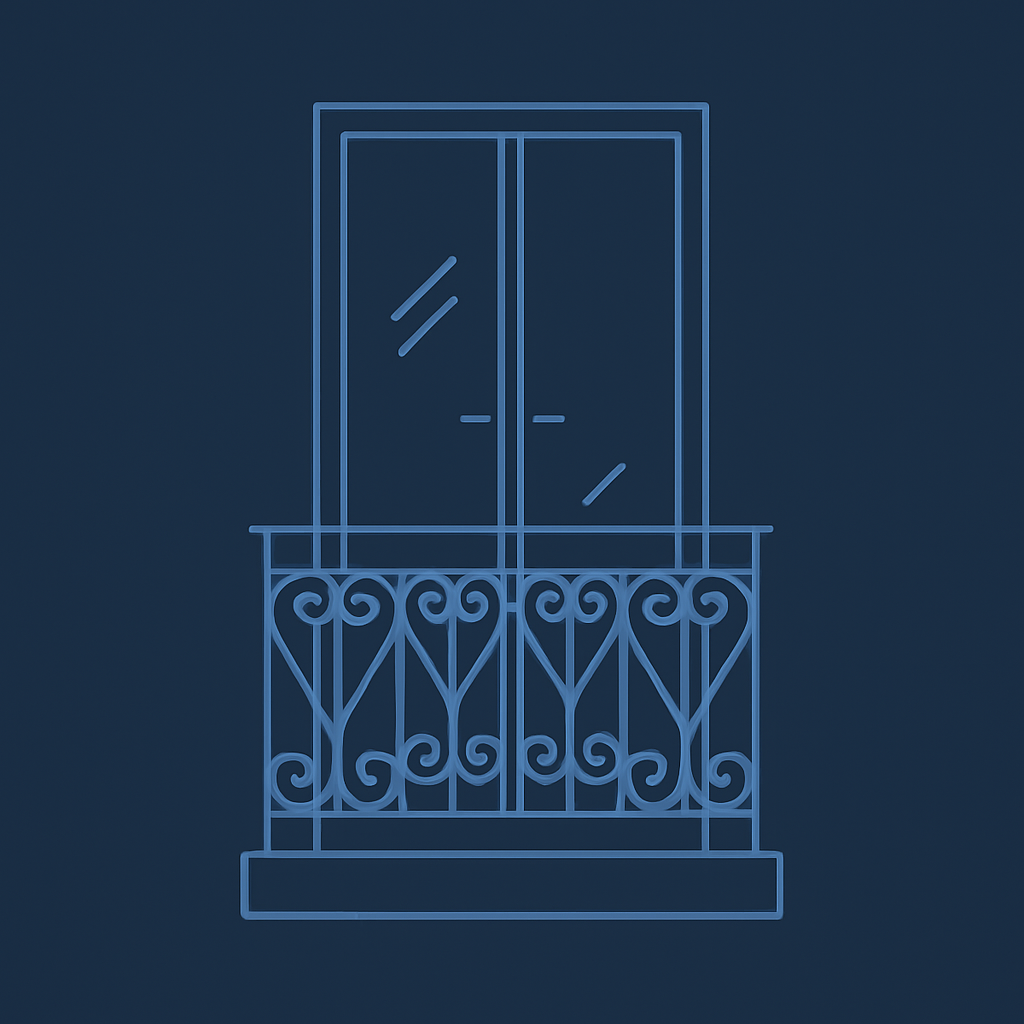 Французский балкон: плюсы и минусы для квартиры в Кишиневе