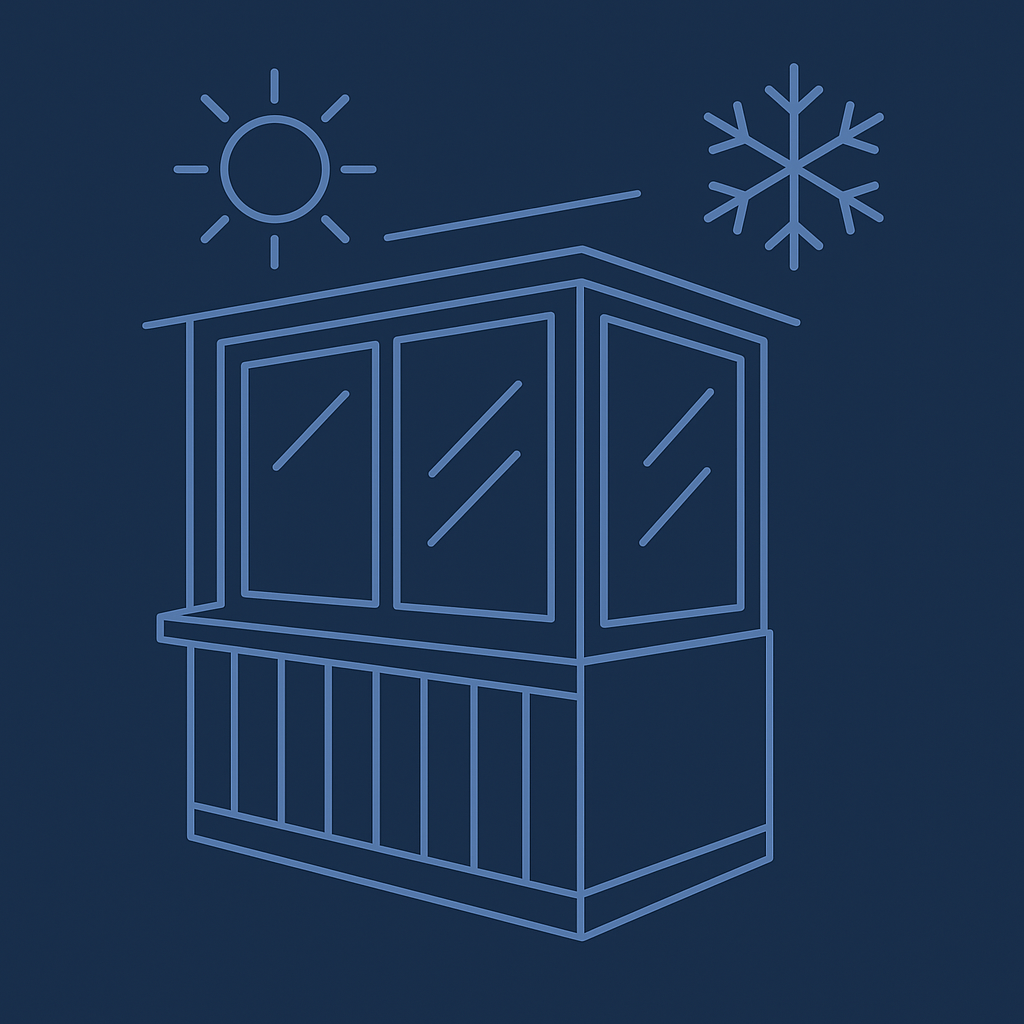 Остекление балкона: теплое или холодное - что выбрать?